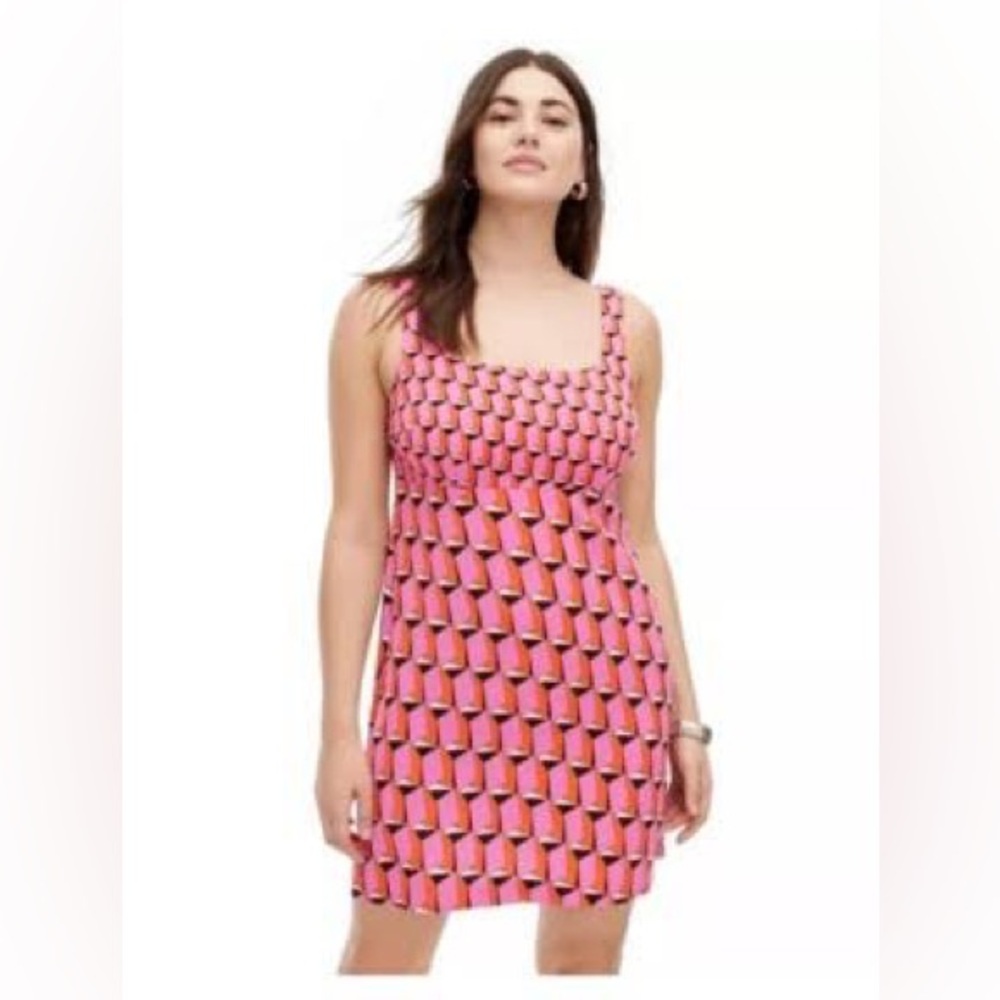 NWT DVF x Target pink mod shift dress - Size 6 - Picture 5 of 7